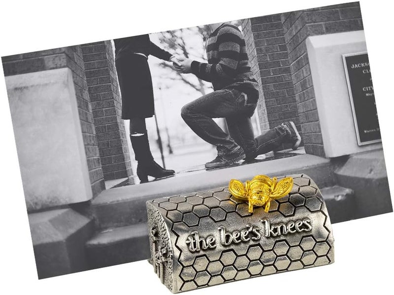 Danforth - Bee's Knees Photo Stand - Vilmain - Pewter - Handcrafted - Gift Boxed - Made in USA - Image 1