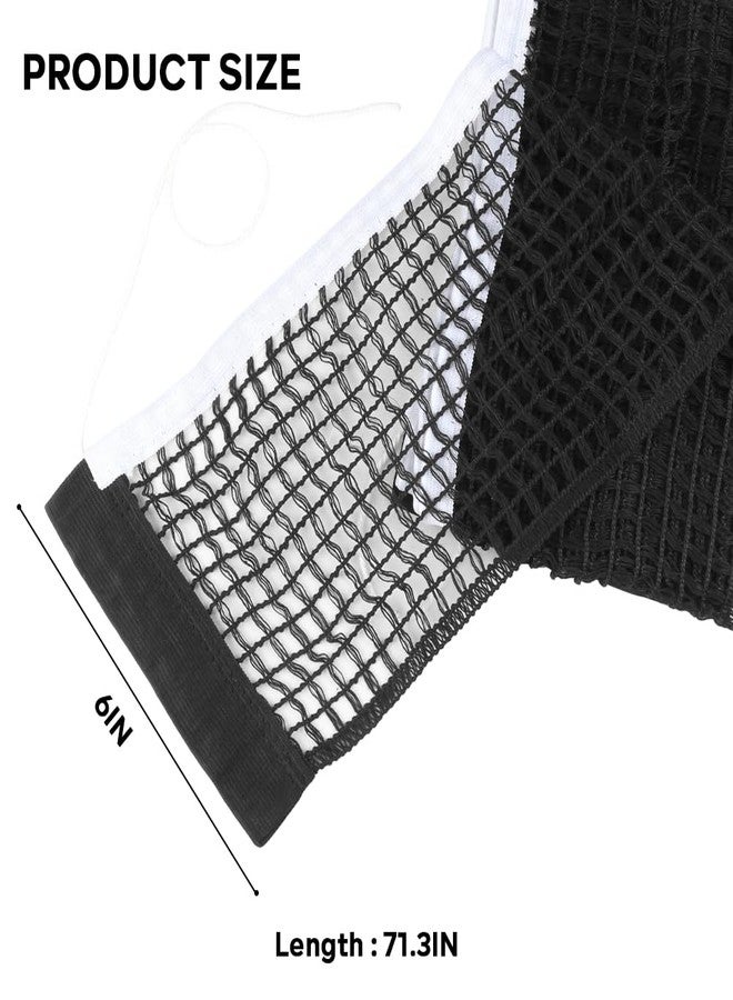 JBM 2 Pack Table Tennis Net Replacement for Any Table 60 to 72 Inch (Black) - Image 2