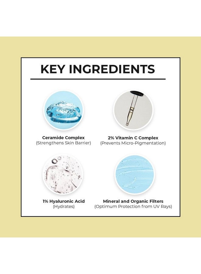 Dr. Sheth's Ceramide & Vitamin C Sunscreen | In-Vivo Tested | SPF 50+ Pa+++ | For Bright Skin & Healthy Glow | Non-Greasy, Quick-Absorbing | No White Cast | UVA/B & Bluelight Protection | For Men & Women | For All Skin Types | 50g x 2 - Image 4