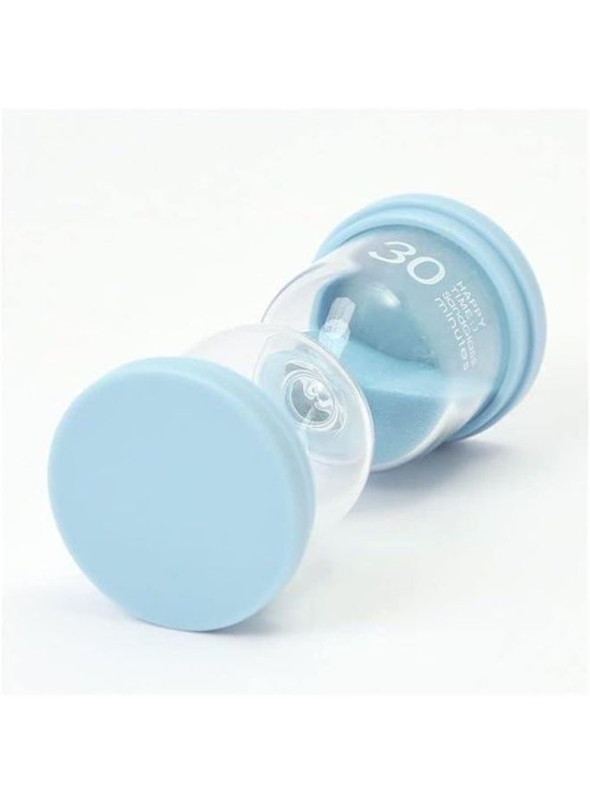 Sand Timer for Room Decoration, Mental Focus, and Precise Time Tracking, Ideal for Coffee Tables, Book Displays, and Festive Events with Random Color Sand Blue (model 1-30 minute) - Image 2