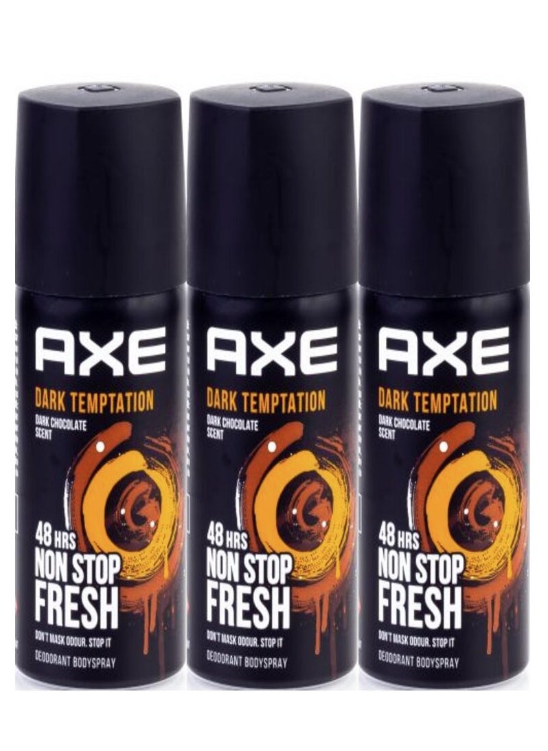Axe Dark Temptation  48 HoursNon Stop Fresh 3pcs  - Image 1
