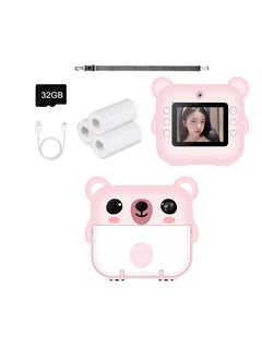 DIGI CORE Digital Camera For Kids Camera With 32GB SD Card Full HD 1080P Cameras Mini Kids Camera With Instant Print Thermal Printer With 3 Thermal Rolls 2.4Inch Eye Protect Screen Camera  - Image 1