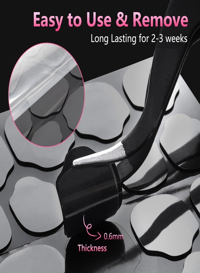 BQAN Nail Adhesive Tabs, 480pcs (20 Sheets) UV Nail Stickers for Press ons, Waterproof & Super Sticky 12 Sizes of Nail Glue Stickers, Double Sided Jelly Press on Nail Stickers for Manicure - Image 3