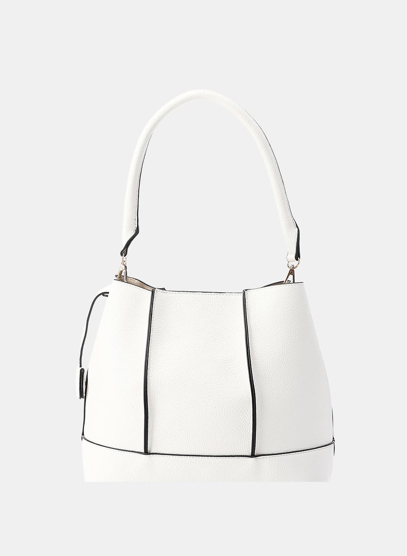 Dejavu Women's Crossbody Bag-LID-DJTX-001-White - Image 3