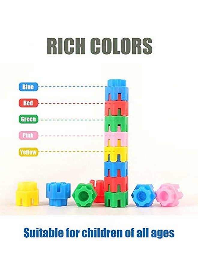 TechHark® Assembly Colorful Educational Building Smart City Blocks for Kids (Hexa 100+) - Image 4
