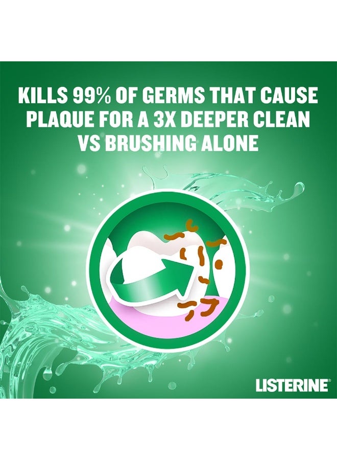 Listerine Zero Alcohol Milder Taste Green Tea Mouthwash 250 ML - Image 3
