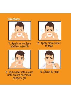 Van der Hagen Self-Heating Shave Cream - Burst of Warmth Opens Pores and Softens Stubble, 6 oz  - Image 3