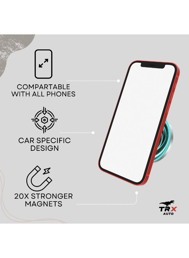  تي ار اكس اوتو حامل هاتف شحن لاسلكي TRX AUTO MagSafe لنيسان باترول 2025 | قوس ثابت لشاشة الوسائط المتعددة | شحن MagSafe سريع + قفل مغناطيسي قوي | مضاد للاهتزاز ، سهل التهوية - Image 5
