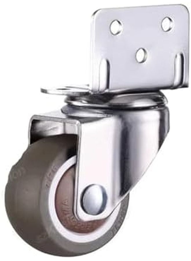 Universal Swivel Casters With Brake Heavy Duty Furniture Wheels 1 25 Inch 2Activity 2Brake A - Image 1