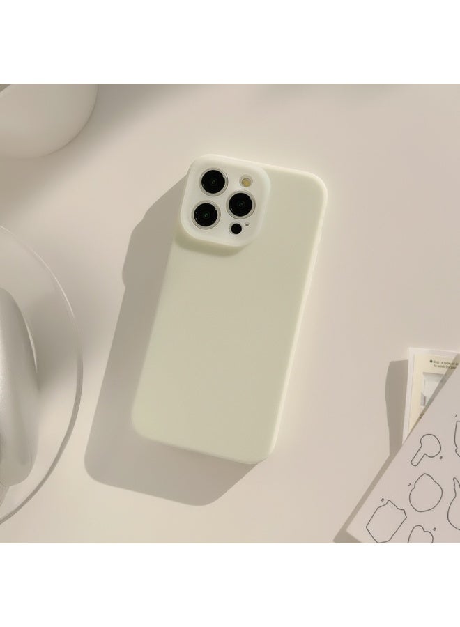 NIBEMINENT Solid Colors And A Minimalist Design Protective TPU Case Cover For iPhone 16, Honeydew Green