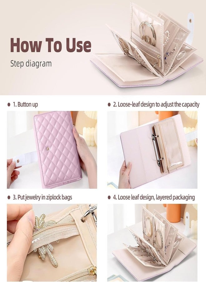 PORMONO Jewelry Organizer Book | Travel Jewelry Organizer Case | Jewelry Storage Book | Jewellery Organizer Bag | Portable Jewelry Organizer Pouch Multicolor - Image 4