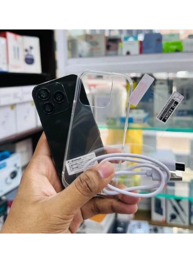 X-INOVA HERO1 الأسود بشاشة مدمجة 2.01"، تصميم نحيف 9.5 مم، مكبر صوت قوي، بطارية 1000 مللي أمبير، كاميرا 0.3 ميجابكسل، راديو FM – مثالي للاستخدام البسيط واليومي - Image 5