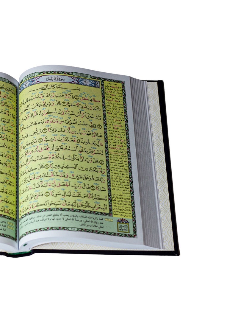 Quran alkarim Objective detail with interpretation of the words of the Holy Qur’an Medium size measuring 14×20 - Image 3