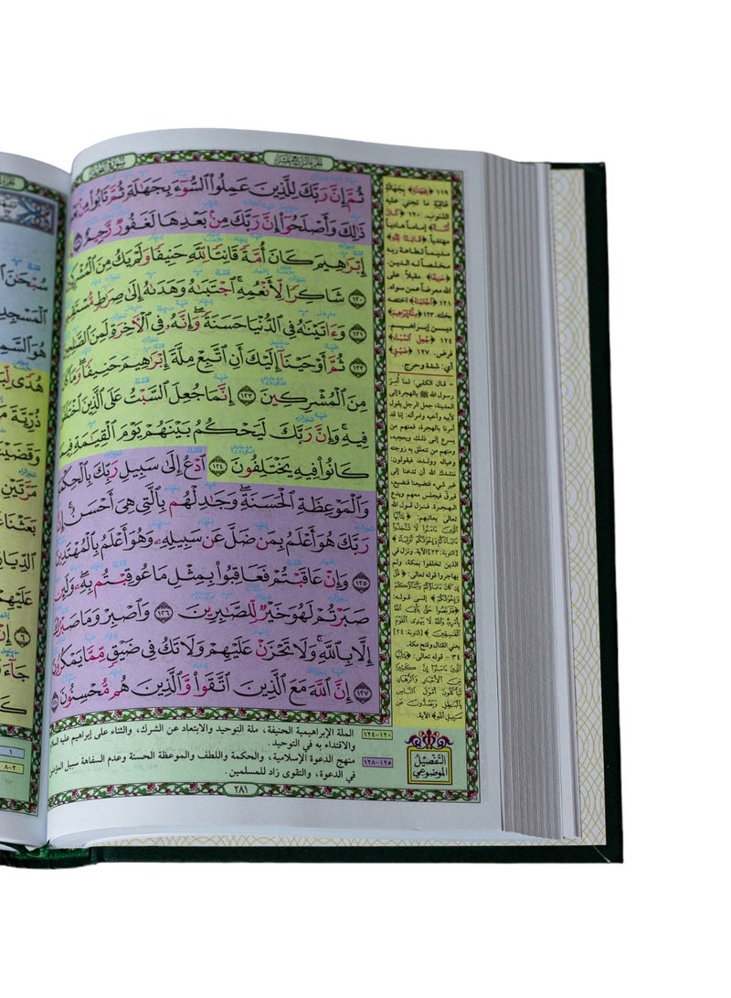 Quran alkarim Objective detail with interpretation of the words of the Holy Qur’an Medium size measuring 14×20 - Image 5
