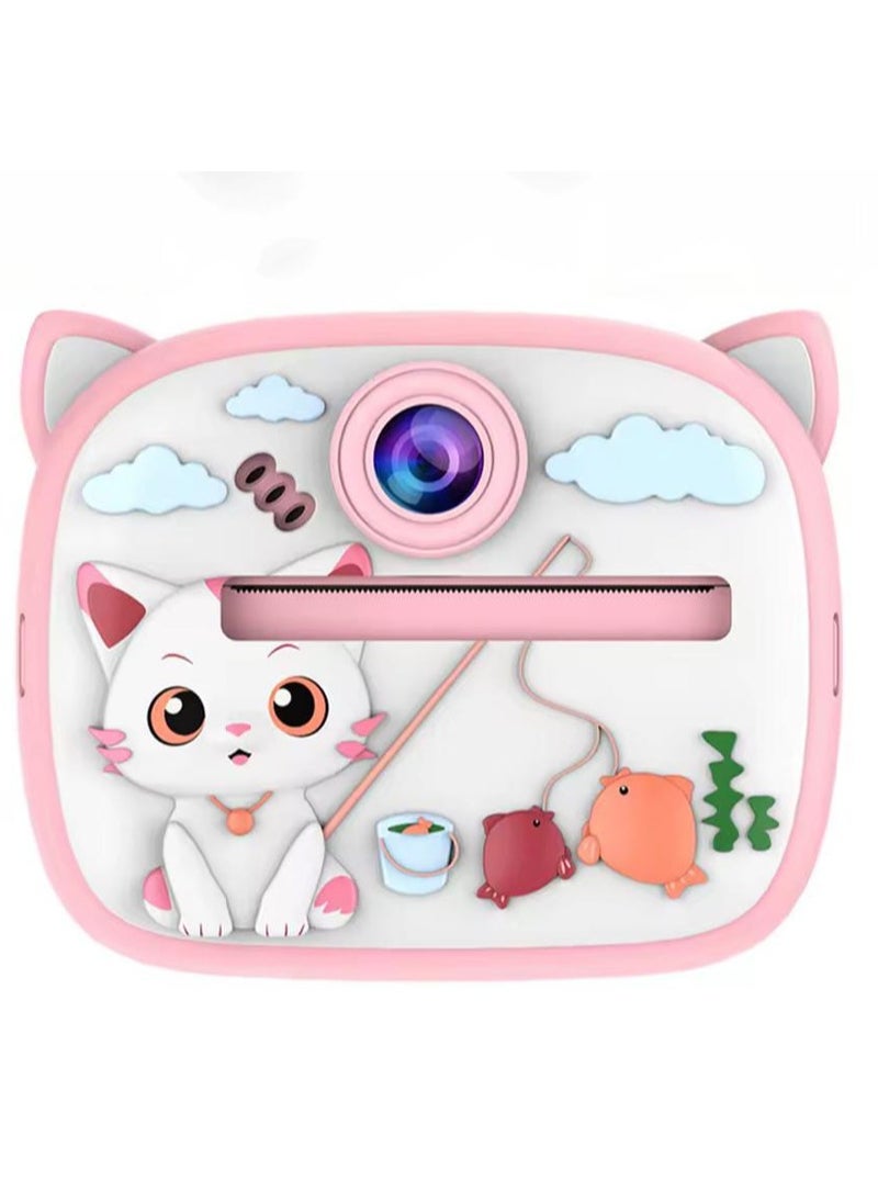 Kids Instant Print Camera – Mini Zero Ink Camera Toy with Thermal Printing, Fun Stickers, Filters & Rechargeable Battery – Digital Camera for Girls & Boys, Birthday Gift for Age 3–12  - Image 1