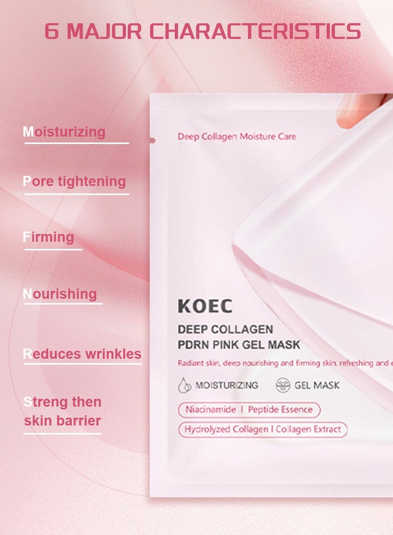 KOEC Deep Collagen Overnight Mask , Hydrating Collagen Face Mask, TikTok Trend Items Skin Care,36g*4 Count - Image 4