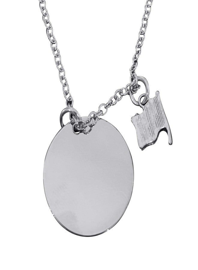 آرت أتاك قلادة سلسلة الجيش الأمريكي من آرت أتاك، تعليقة علم أمريكي، هدية للوالدين العسكريين، الصديقة، الصديق، الأخ، الأخت (فضية) - Image 2