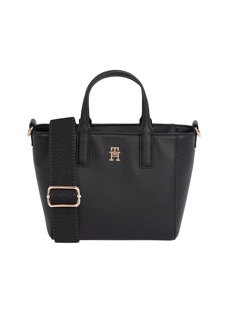 تومي هيلفيغر Logo Detail Zip Over Tote