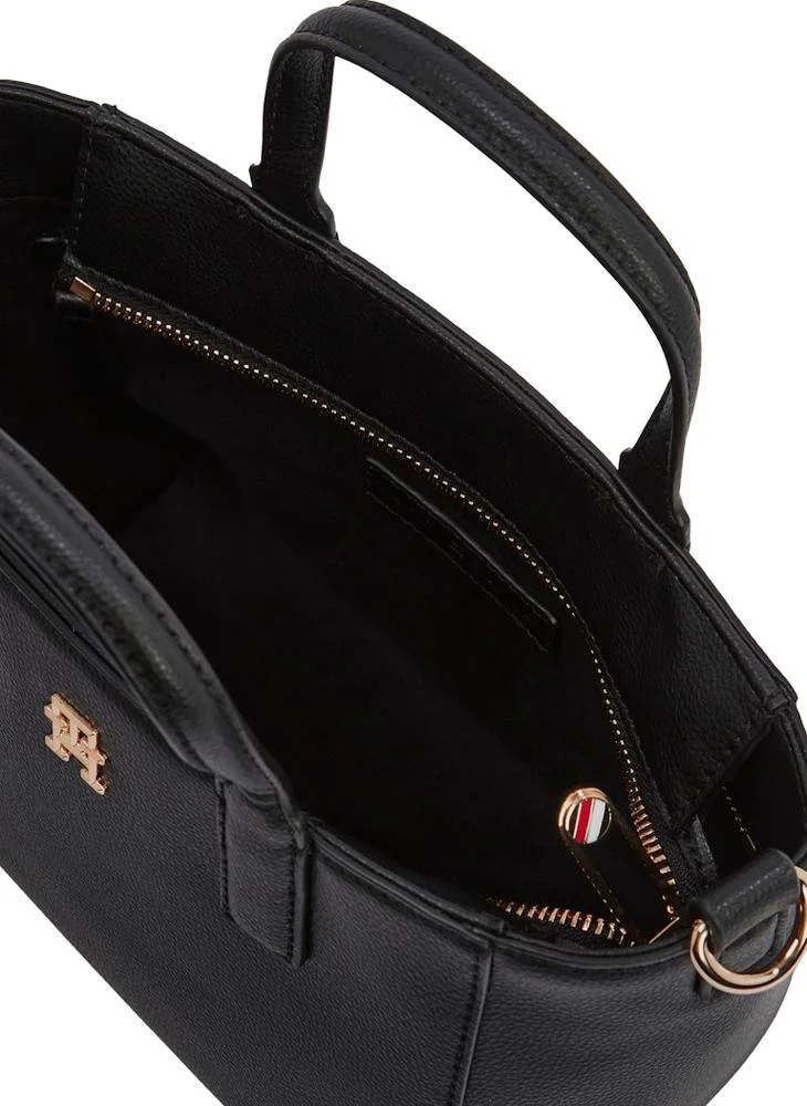 تومي هيلفيغر Logo Detail Zip Over Tote