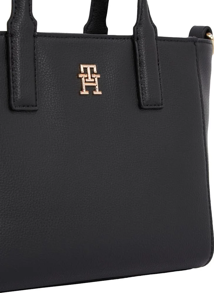تومي هيلفيغر Logo Detail Zip Over Tote