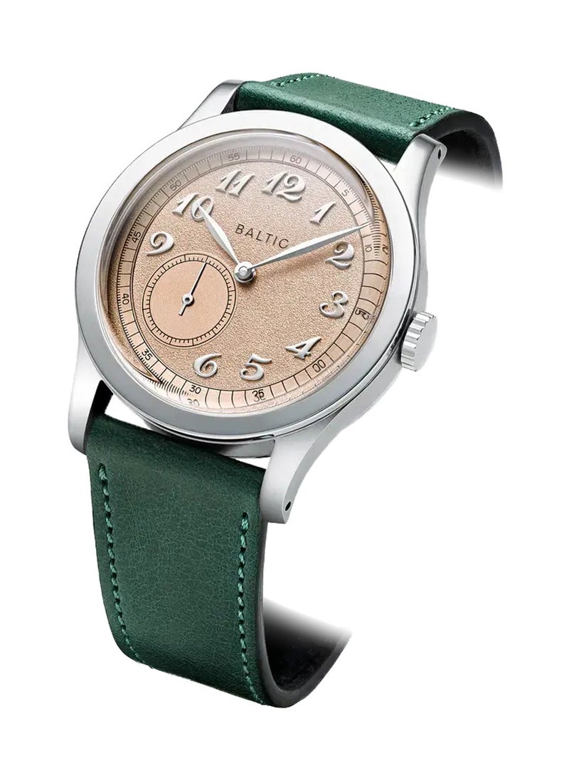 Baltic - Baltic Micro-Rotor MR01 Automatic Steel 36mm Salmon Men's Watch - Image 1