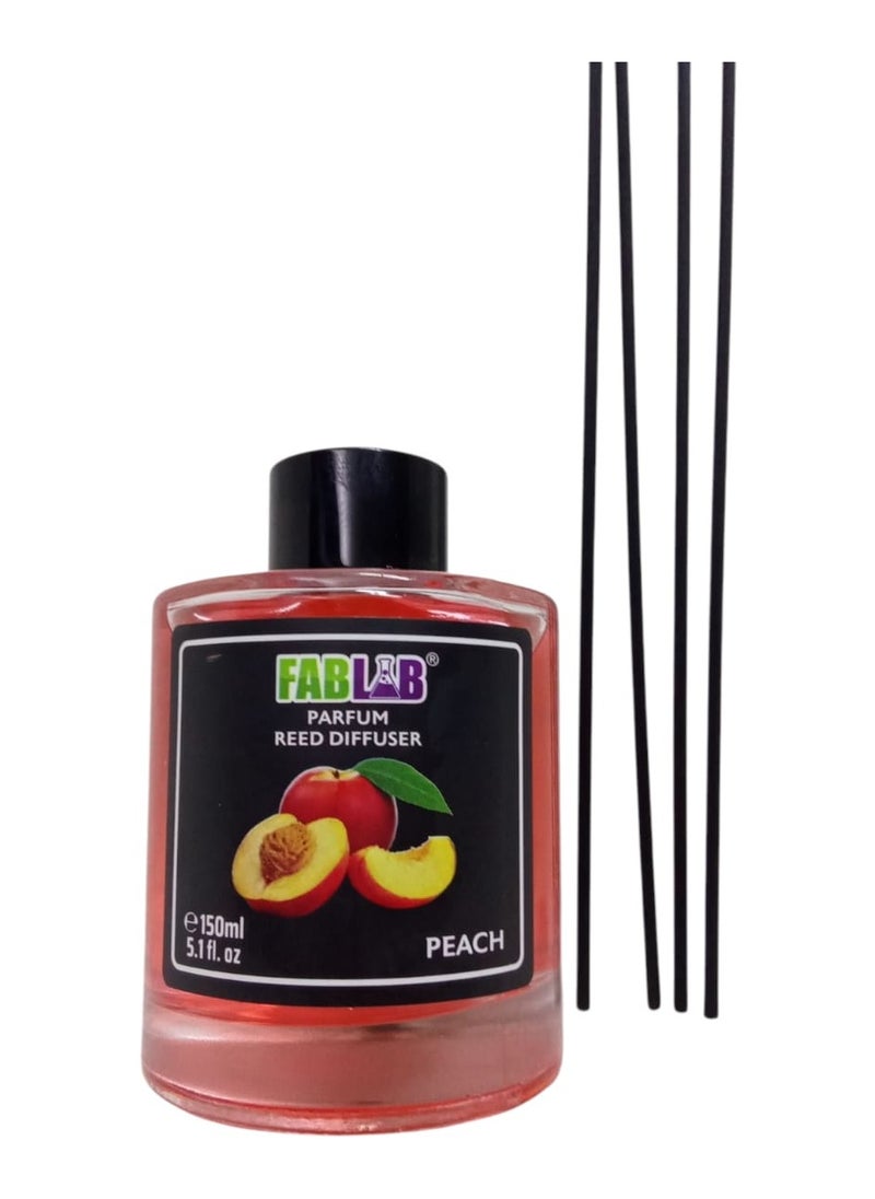 FabLab Parfum Reed Diffuser with Peach 150ml  - Image 1