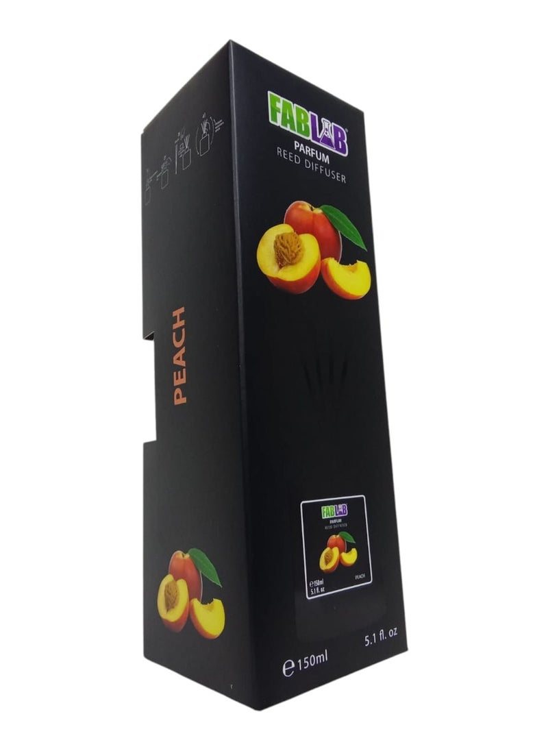 FabLab Parfum Reed Diffuser with Peach 150ml  - Image 2
