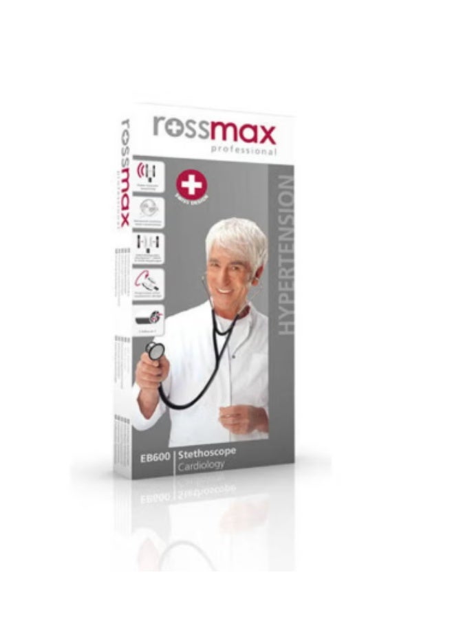 روزماكس سماعة طبيب قلبية Eb600 - سهلة الاستخدام وجودة عالية للاستخدام الطبي المهني