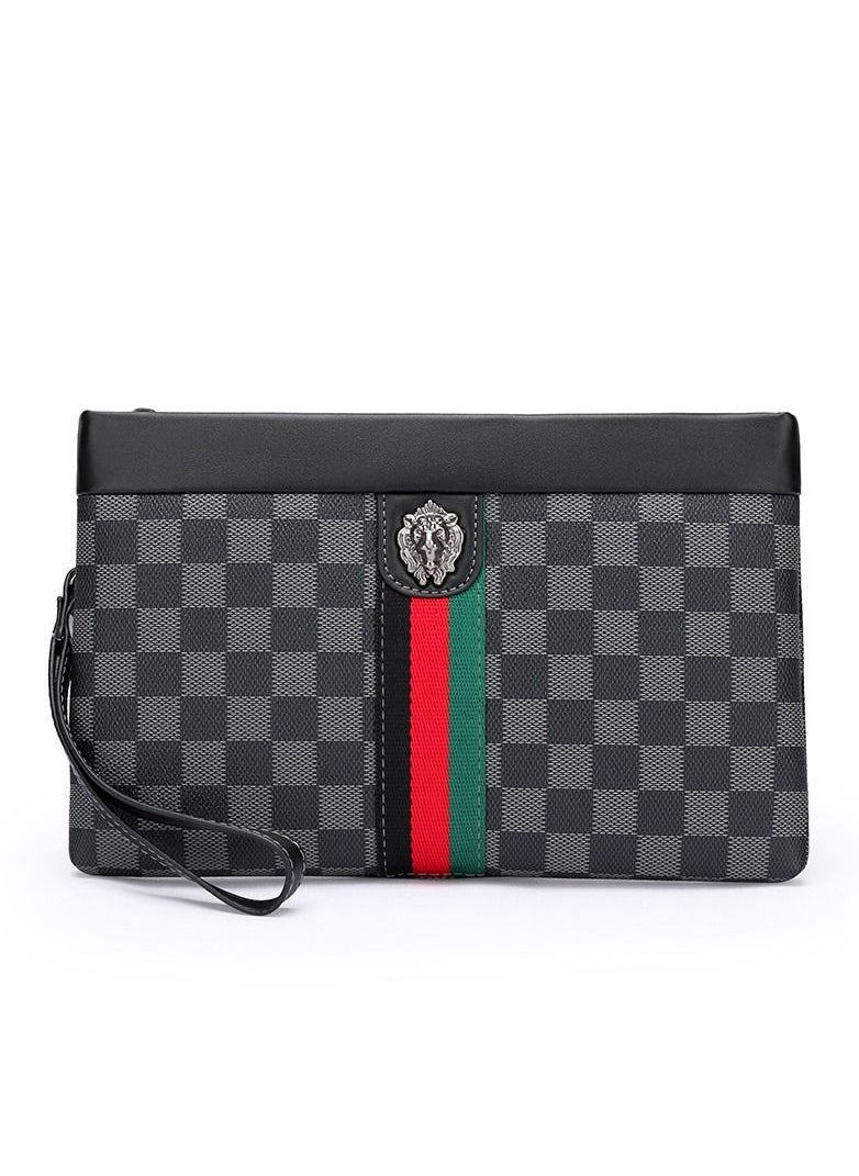 Generic Large Size Wallet For Men And Women Classic Phone Purse Wristlets Clutch Bag Zip Pouch Handbag With Card Slots  - Image 1