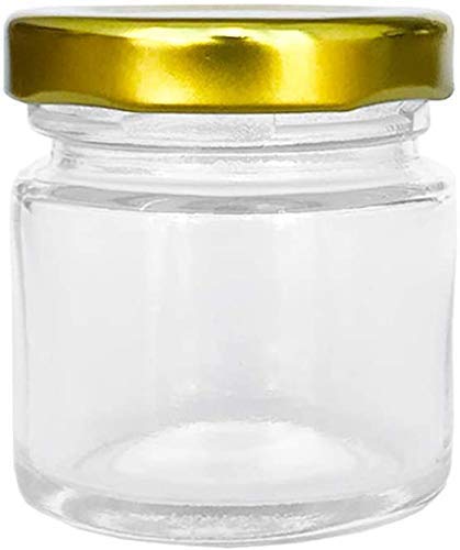 ARUZEN 12 Pcs 1.5 Oz (50Ml) Small Glass Jars, Mini Mason Jars For Gifts, Crafts, Wedding, Spices, Party Favors And Candle Making (12), Blue - Image 4