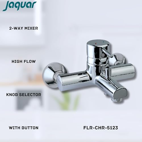 JAQUAR Florentine Series Single Lever Bath & Shower Mixer (High Flow) (Wall Mounted Model) with Provision of Hand Shower, But W/O Hand Shower - Image 2