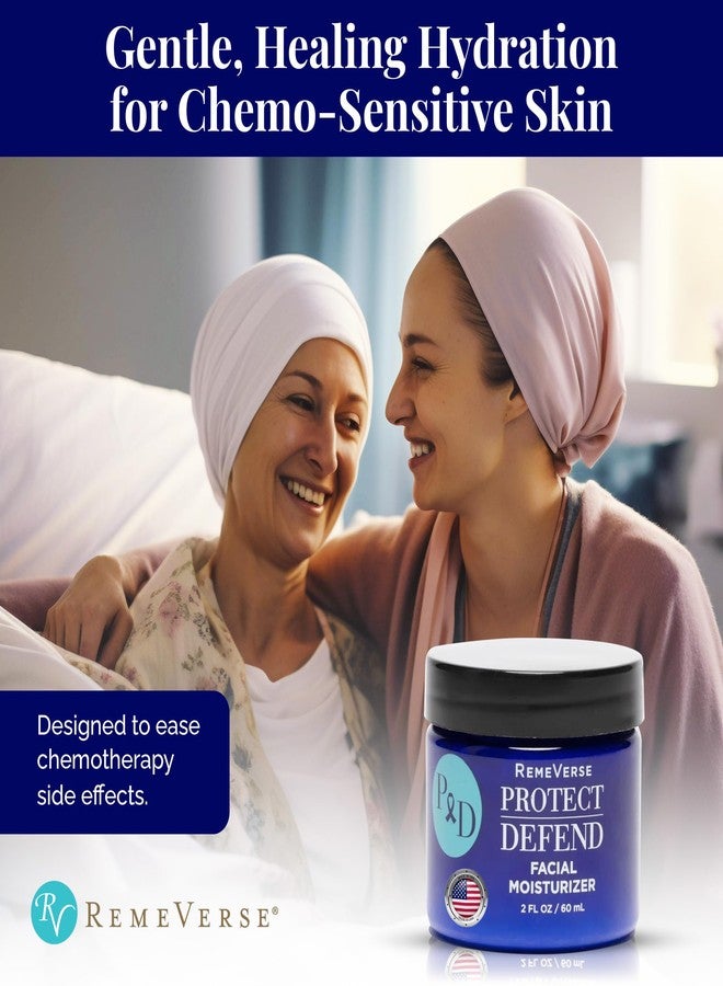 RemeVerse Protect & Defend Facial Moisturizer for Sensitive Skin During Chemoteraphy - Skin Hydration & Gentle Face Cream w/Hyaluronic Acid, Peptides, Glycerin, Collagen - Made in USA - 2 oz - Image 5