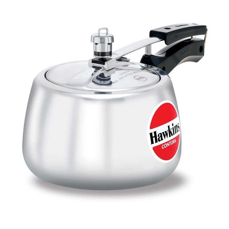 Hawkins Contura Aluminium Inner Lid Pressure Cooker, 3 Litre, Silver (Hc30), 3 Liter - Image 1