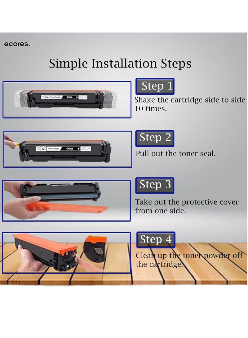 ECARES® 230A Compatible Toner Cartridges Replacement for W2302A use with HP Color LaserJet Pro 4203dw 4203dn MFP 4303dw Printers (Magenta) - Image 3