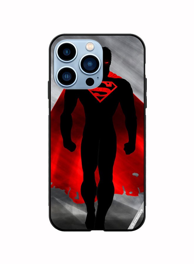 VR CREATIVE Protective Case Cover For Apple iPhone 14 Pro Max Superman Black And Red Design Multicolour - Image 1