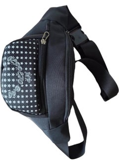 My Geppeto Bag Black Color Shoulder and Waist Bag with Adjustable Wide Shoulder Strap  - Image 4