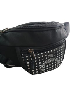My Geppeto Bag Black Color Shoulder and Waist Bag with Adjustable Wide Shoulder Strap  - Image 2