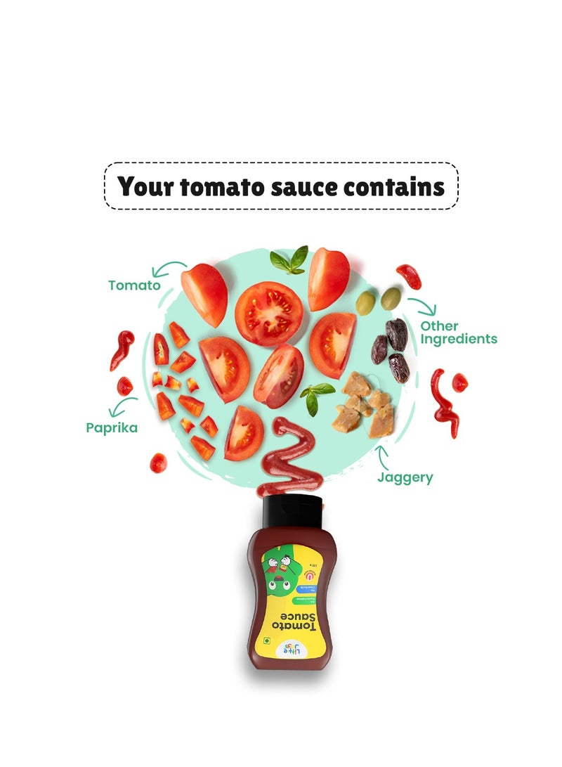 Little Joys Tomato Sauce Squeeze With Jaggery For Kids 320g - Image 2