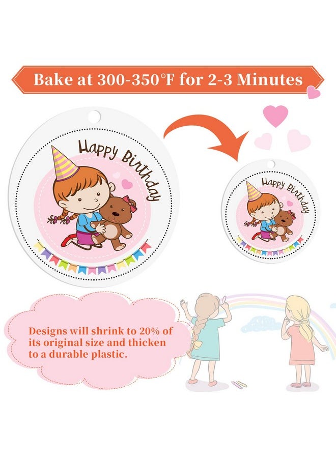 cridoz - Shrinky Art Keychain Kit Including 20 Sheets Shrink Plastic Paper Keychain Clip Split Key Rings Key Rings With Chain Jump Rings Hole Punch For Craft Creative - Image 1