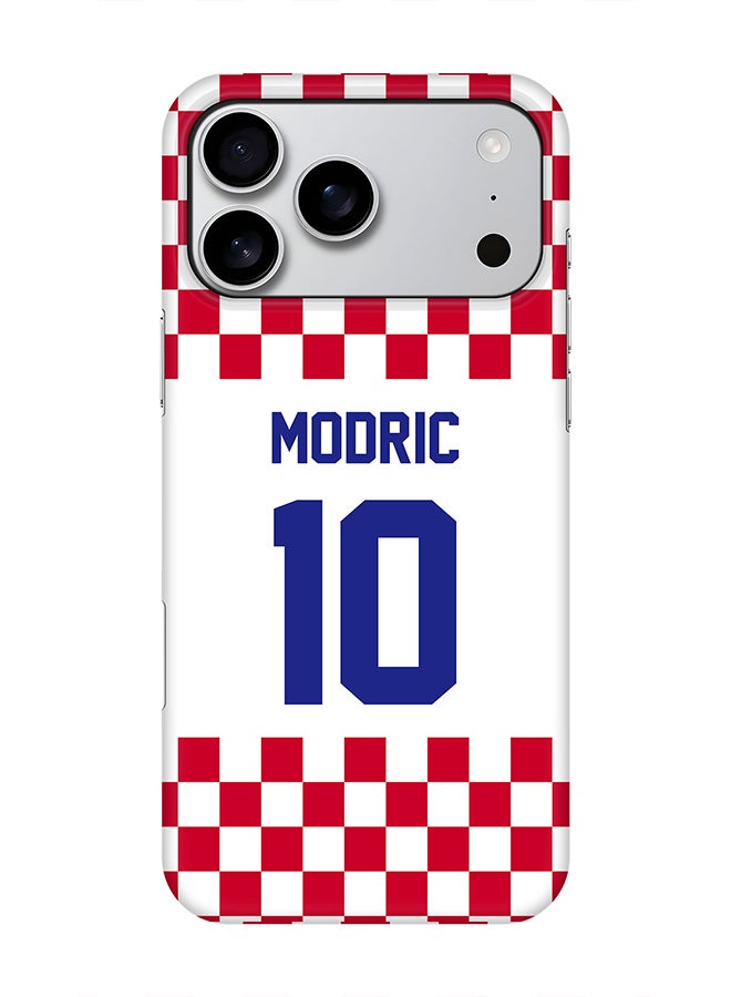 Stylizedd For iPhone 17 Pro Max,Case, [Compatible with MagSafe] Magnetic cover Slim fit Protection Matte, - Football - Croatia,  Modric