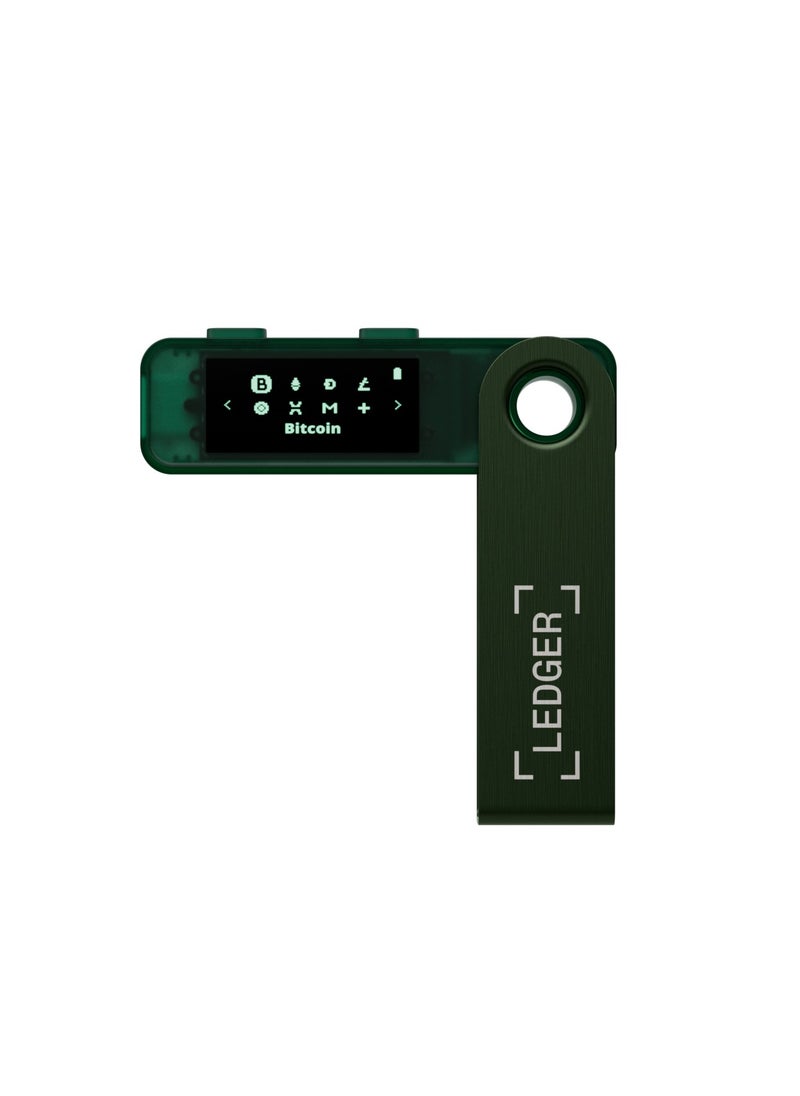 Ledger - Nano S Plus Hardware Wallet | Safest Crypto & NFT Cold Storage, OLED Screen, Type-C Connectivity, 5000+ Coins Supported, for Android, MacOS & Windows - Emerald Green - Image 1