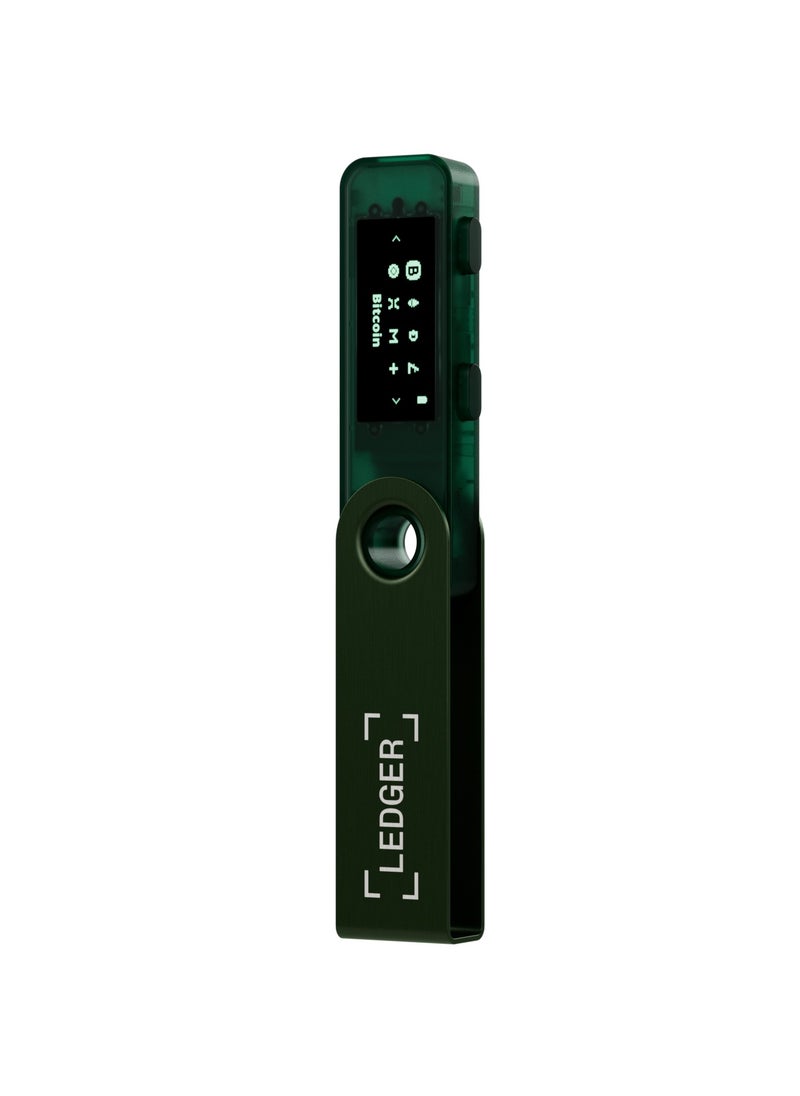 Ledger - Nano S Plus Hardware Wallet | Safest Crypto & NFT Cold Storage, OLED Screen, Type-C Connectivity, 5000+ Coins Supported, for Android, MacOS & Windows - Emerald Green - Image 1