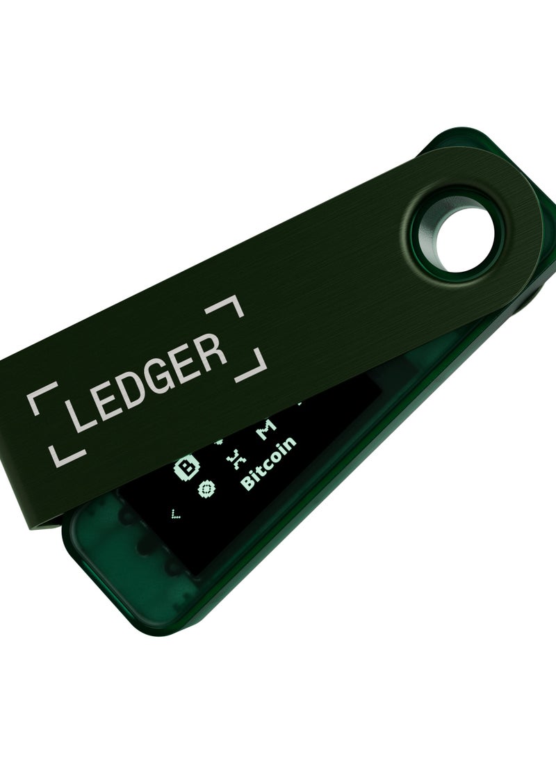 Ledger - Nano S Plus Hardware Wallet | Safest Crypto & NFT Cold Storage, OLED Screen, Type-C Connectivity, 5000+ Coins Supported, for Android, MacOS & Windows - Emerald Green - Image 1