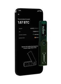 Ledger Nano S Plus Hardware Wallet | Safest Crypto & NFT Cold Storage, OLED Screen, Type-C Connectivity, 5000+ Coins Supported, for Android, MacOS & Windows - Emerald Green  - Image 3