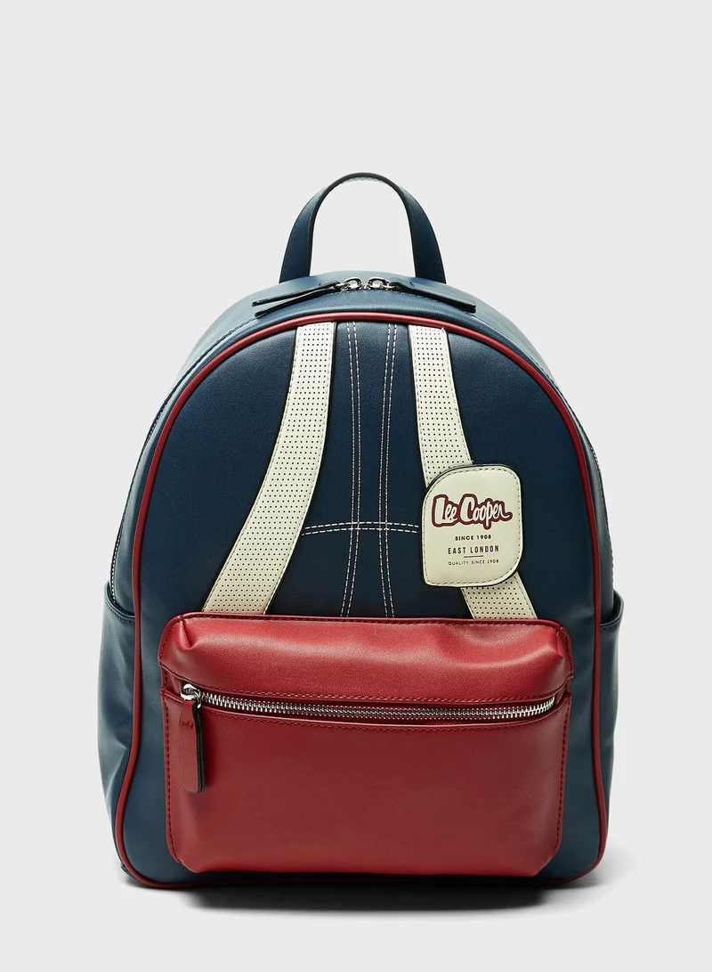 Lee Cooper Logo Detailed Backpack