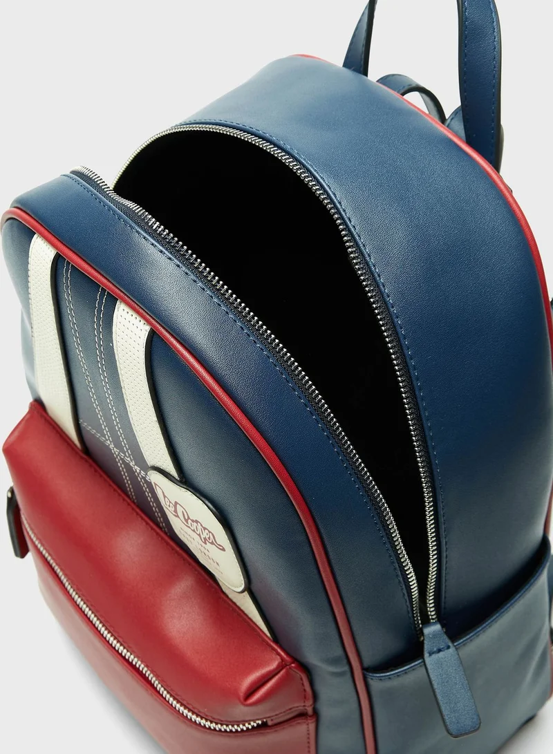 Lee Cooper Logo Detailed Backpack
