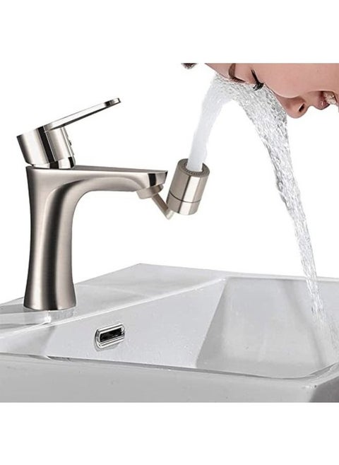 Kitchen Tap Head, Faucet Water Filters Nozzle 720° Rotatable Universal Splash Anti-Splash, Oxygen-Enriched Foam, Four-Layer Mesh, Leak-Proof with Double O-Ring