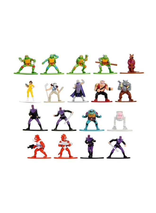 Teenage Mutant Ninja Turtles Jada Nano Metalfigs W1 Metal Die-Cast Figures (4 Cm, 18 Pack)  - Image 2