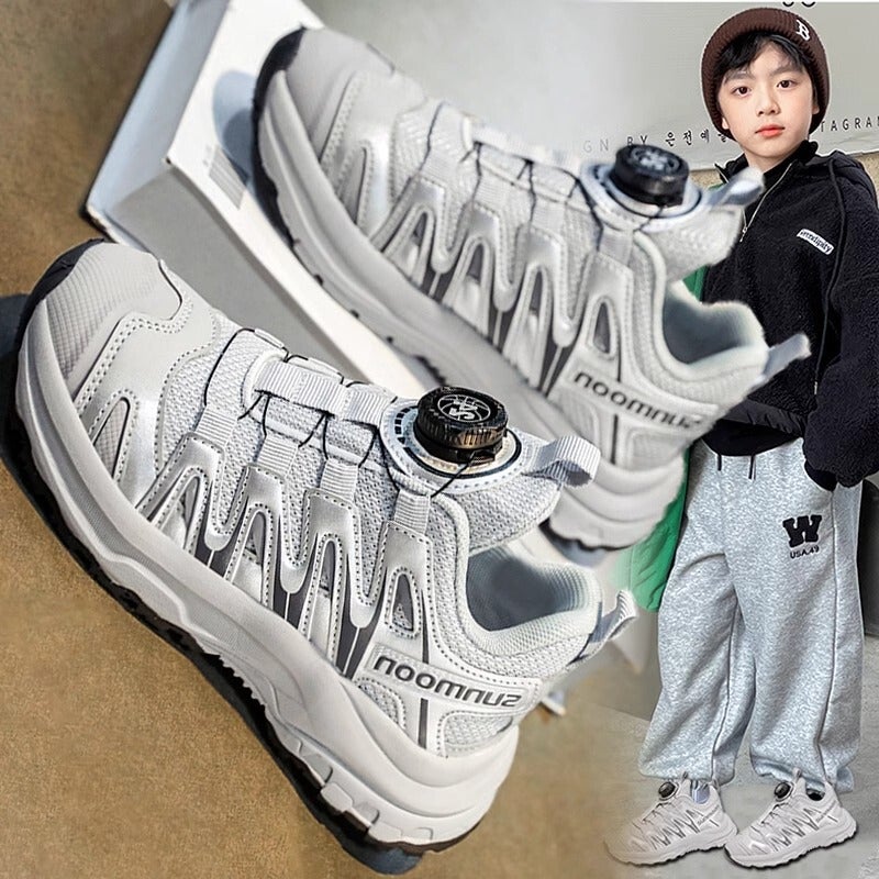 Mesh Sneakers Lightweight Flexible Sole Walking Shoes For Kids Indoor And Outdoor Activities - Image 2