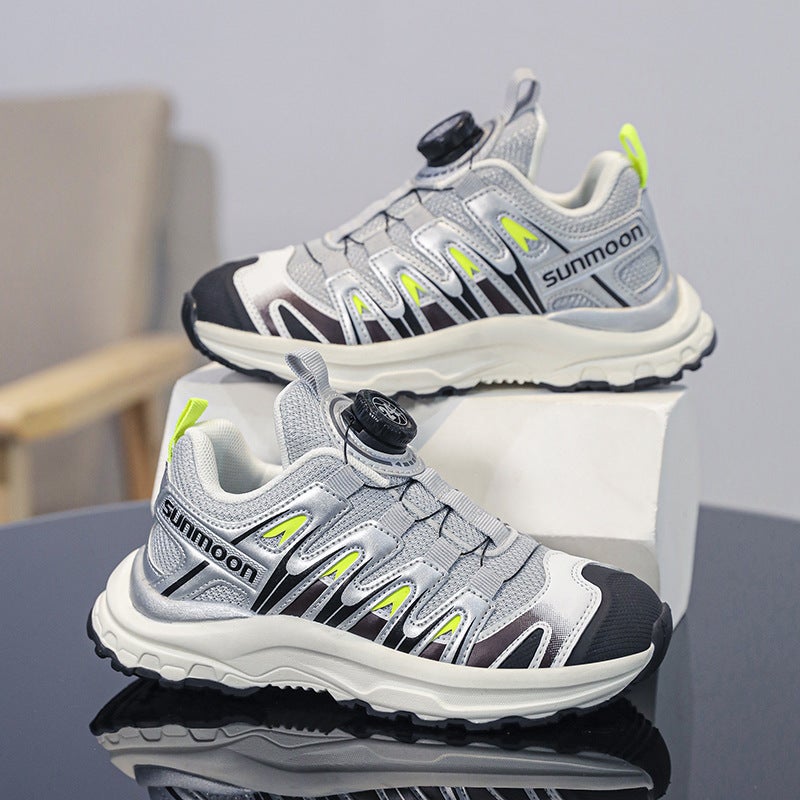 Mesh Sneakers Lightweight Flexible Sole Walking Shoes For Kids Indoor And Outdoor Activities - Image 1